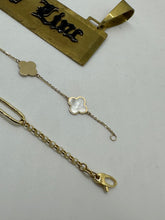 Load image into Gallery viewer, 14K Gold Rolo and Paperclip Style Bracelet