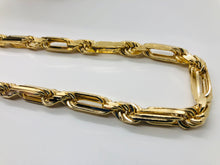 Load image into Gallery viewer, 14K Plated Yellow Italian Milano Rope Chain