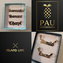 Load image into Gallery viewer, Custom Made Pendant - Up to 8 Letters
