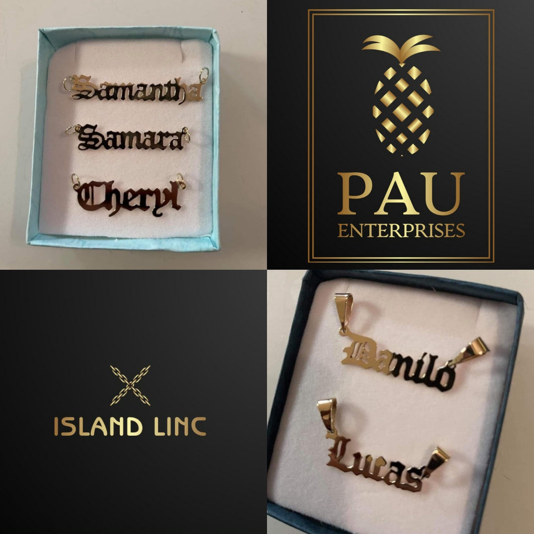 Custom Made Pendant - Up to 8 Letters